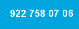 922 758 07 06